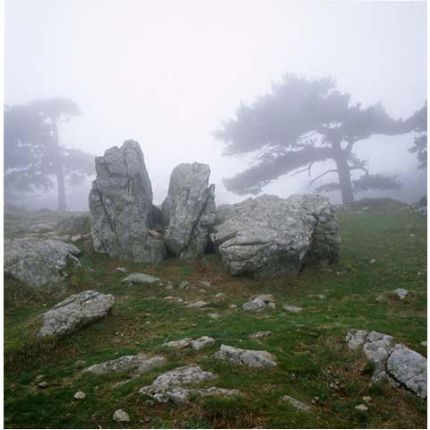  Rochers Col de Bavella, Corse, Photographie Paul Maurer, dans les pas d'Erik Borja