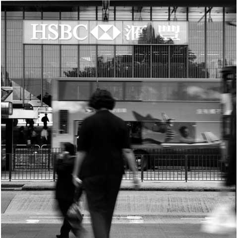 hsbc building by American architect Norman Foster Central Hongkong Photo Paul Maurer