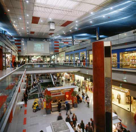 euralille commercial center in Lille France by architect Jean Nouvel, photo Paul Maurer
