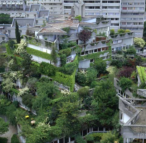 French architect Jean Renaudie has built this historical site in the 70's in Ivry sur Seine, photo Paul Maurer