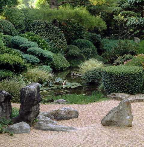 Jardin d'Erik Borja zone minerale zen Valence France photo Paul Maurer